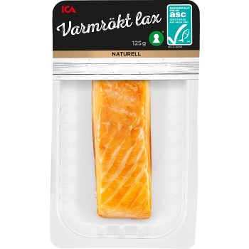 Lax varmrökt 125g Miljömärkt ICA