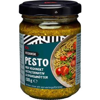Pesto Basilika med Vegansk Ost 130g ICA