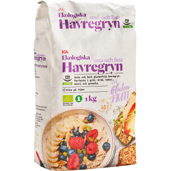 Havregryn Glutenfri Ekologisk 1000g ICA