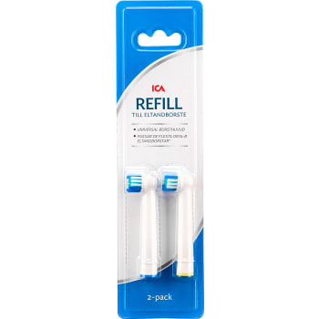 Tandborsthuvud Refill 2-p ICA