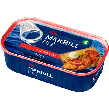 Makrill i tomatssås 125g ICA