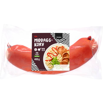 Middagskorv Vegansk 400g ICA