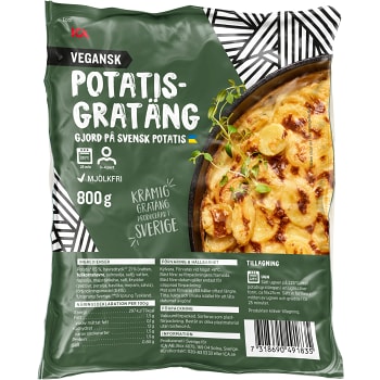 Vegansk potatisgratäng 800g ICA