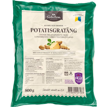 Potatisgratäng med Folkeost 800g ICA