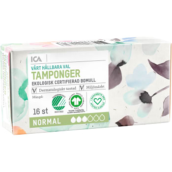 Tamponger Normal 16-p ICA Hjärtat