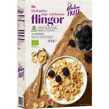 Bovetflingor Glutenfria Ekologiska 375g ICA