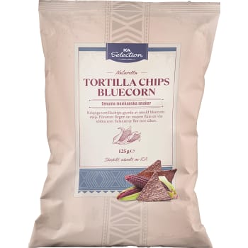 Tortillachips Bluecorn 125g ICA Selection