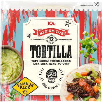 Tortillabröd Familjepack 12-p ICA