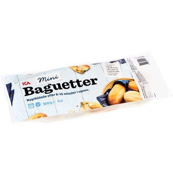 Minibaguetter 6-p 300g ICA