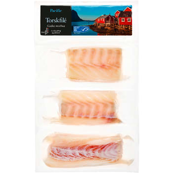 Torskfilé 3x125g Pacific brand
