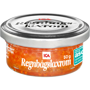 Regnbågslaxrom Miljömärkt 50g ICA