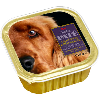Hundmat oxkött och grönsaker i paté 150g ICA