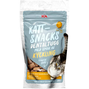 Kattsnacks Dentaltugg 50g ICA