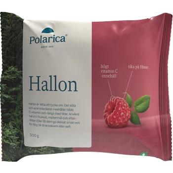 Hallon Fryst 500g Polarica