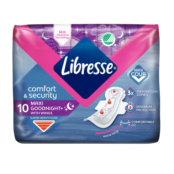 Bindor Maxi Goodnight 10-p Libresse