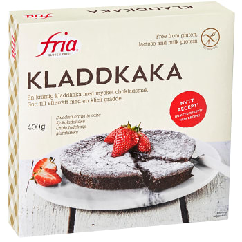 Kladdkaka Glutenfri Fryst 400g Fria