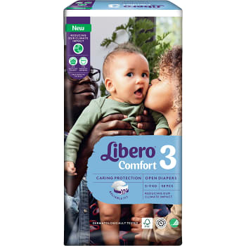 Blöjor Comfort Strl 3 5-9 kg 58-p Miljömärkt Libero