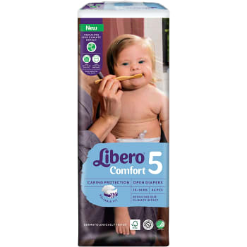 Blöjor Comfort Strl 5 10-14kg 46-p Miljömärkt Libero