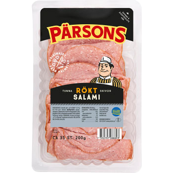 Salami Rökt tunna skivor 200g Pärsons