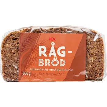 Rågbröd pumpa 500g ICA