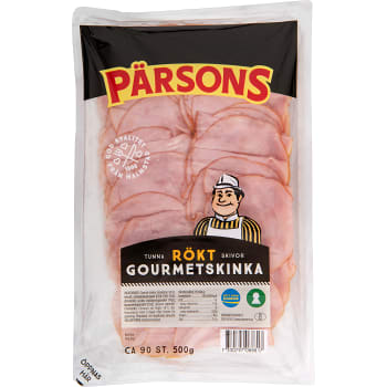 Skinka Rökt tunna skivor 500g Pärsons