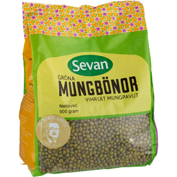Mungbönor Gröna 900g Sevan