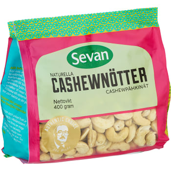 Cashew Naturell 400g Sevan