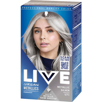 Hårfärg Live U71 Metallic Silver 1-p Live Ultra brights