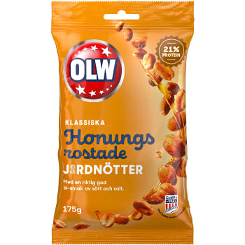 Jordnötter Honungsrostade 175g OLW