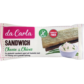 Sandwich Cheese & Chives Glutenfri 26g