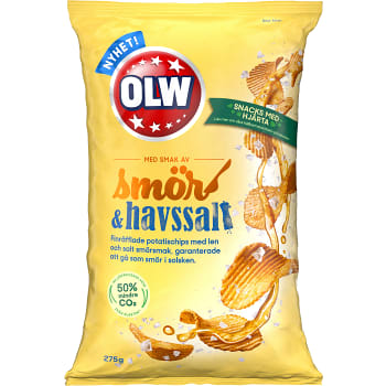 Chips Smör &amp; Havssalt 275g OLW