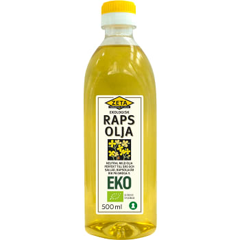Rapsolja Ekologisk 500ml Zeta