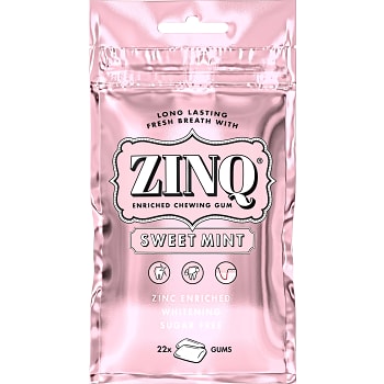 Tuggummi Sweetmint Sockerfri 31,5g Zinq