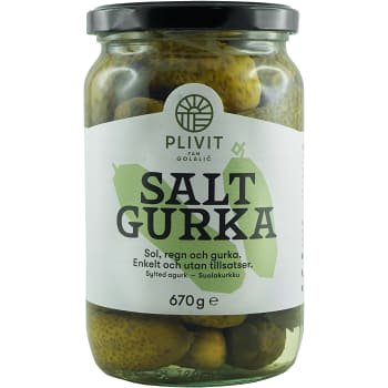 Saltgurka 670g Plivit Trade