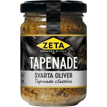 Tapenade av Oliver Svarta 140g Zeta