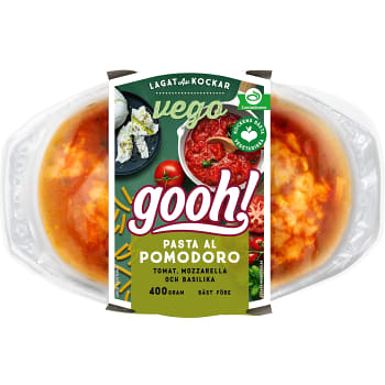 Pasta pomodo mozzarella Vego 400g Gooh
