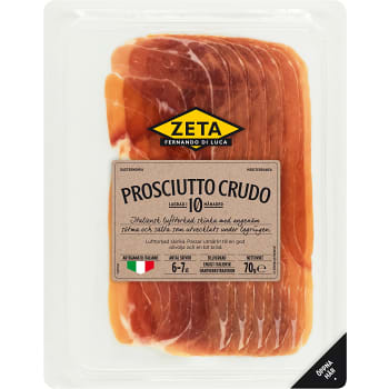 Prosciutto Crudo 70g Zeta