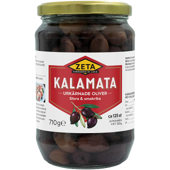 Kalamataoliver&#xa0;urkärnade 710g Zeta