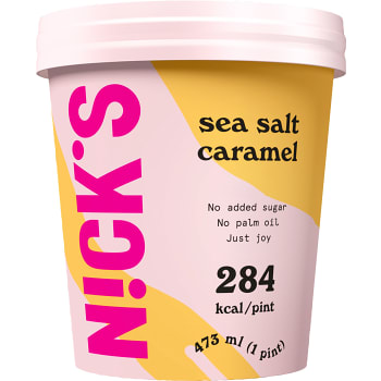 Glass Sea Salt Caramel 473ml Nick's