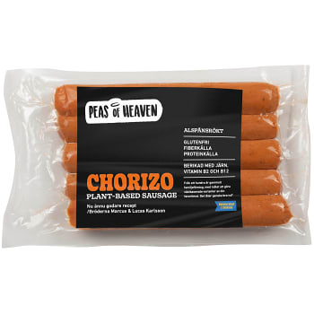 Korv Chorizo Vegan 250g Peas of Heaven