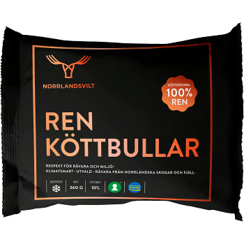 Renköttbullar 360g Norrlandsvilt