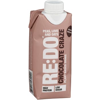 Proteindryck Chocolate Craze Laktosfri Vegansk 33cl RE:DO