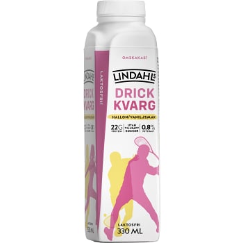 Drickkvarg Hallon &amp; Vanilj 330ml Lindahls
