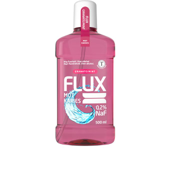 Munskölj Granate Mint 0,2% fluor 500ml FLUX