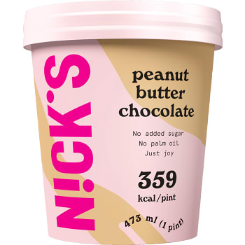 Glass Peanut Butter Chocolate 473ml Nick´s