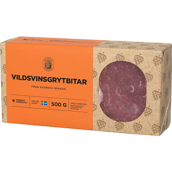 Vildsvinsgrytbitar 500g GW:s utvalda