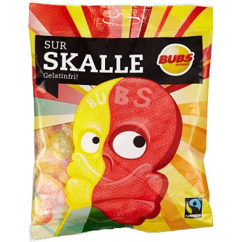 Surskalle Gelatinfri 190g Fairtrade Bubs