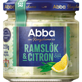 Ramslök &amp; citronsill 220g Abba