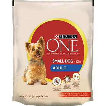 Hundmat Adult Oxe & ris 800g Purina One