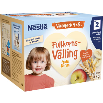 Välling Fullkorn Äpple & banan 20l Nestle